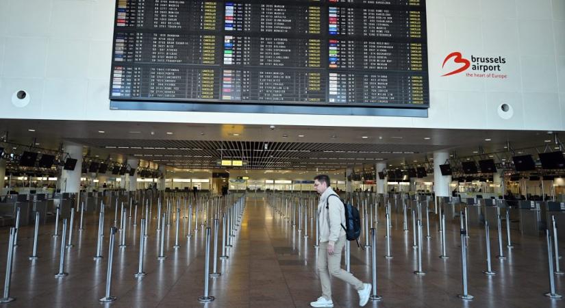 Bombariadó a belgiumi Charleroi repülőtéren, minden járatot felfüggesztettek