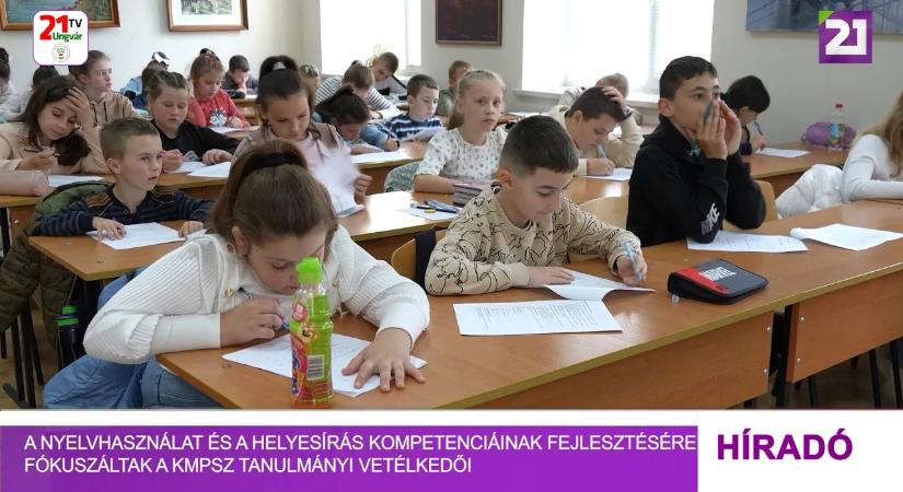 A nyelvhasználat és a helyesírás kompetenciáinak fejlesztésére fókuszáltak a KMPSZ tanulmányi vetélkedői (videó)