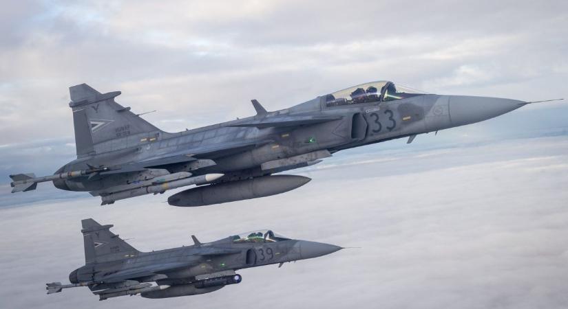 Két Gripen szállt fel, a Honvédelmi Minisztérium közleményt adott ki arról, miért volt rá szükség