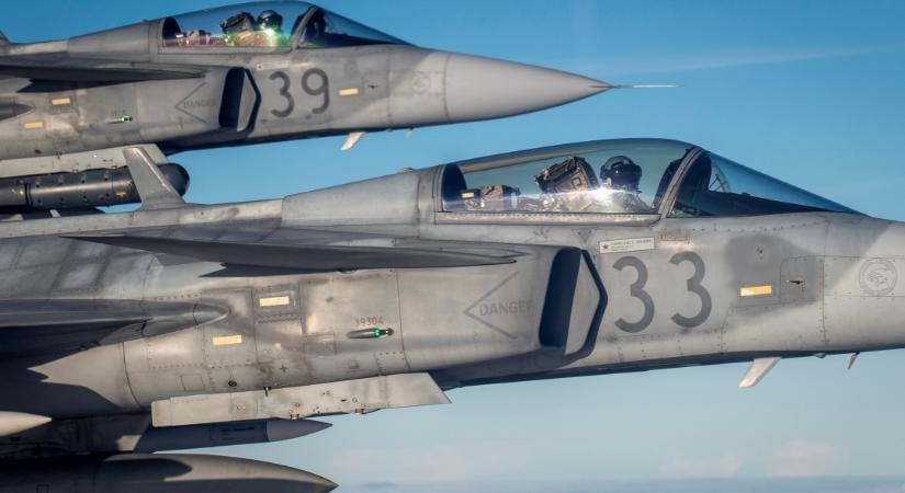 Riasztották a magyar Gripeneket – ukrán drónt emlegettek az első híradások