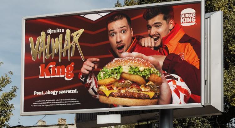 A Valmarral kampányol a Burger King