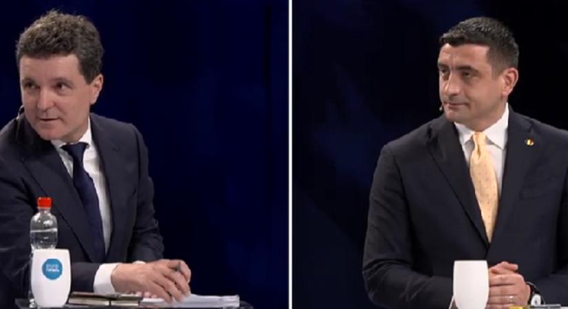 Lengyelországba futott George Simion a tévévita elől – Nicușor Dan írásba adta, hogy nem emelik az áfát