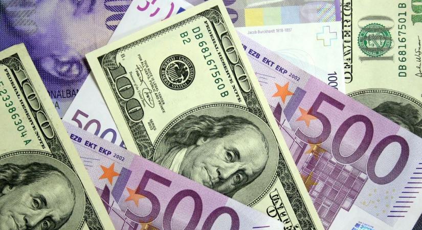 Így számolj, ha ma váltanál eurót, dollárt, frankot