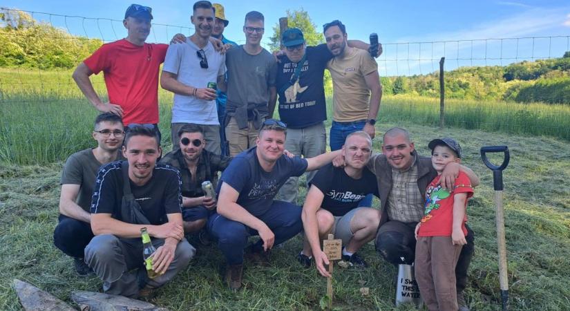 A diadal jutalma a faültetés volt a Tapír túrán