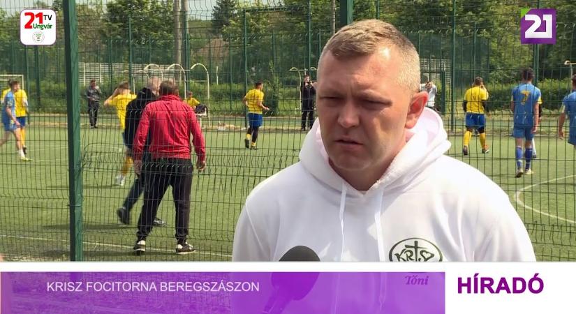 KRISZ focitorna Beregszászon (videó)