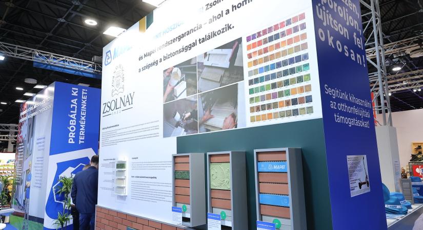 A technológia és művészet találkozása: a Zsolnay és a Mapei együttműködése
