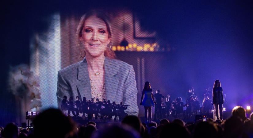 Céline Dion megjelent az Eurovíziós Dalfesztivál első elődöntőjén, de csak képernyőn keresztül