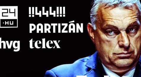 Itt tudja nézni a HVG, a Telex, a 444, a 24.hu és a Partizán közös kiállását a sajtószabadságért