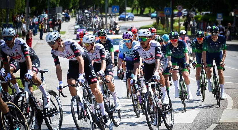 Ellopták a show-t a Tour de Hongrie-n a vagány tűzoltók (Videó)
