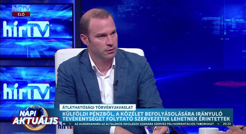 Napi aktuális - Hollik István - 2022-ben több millió dollárral támogatták külföldről a baloldali összefogást  videó