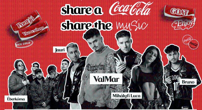 Share a Coke, Share the Music szlogennel felejthetetlen bulira hívja a fogyasztókat a Coca-Cola