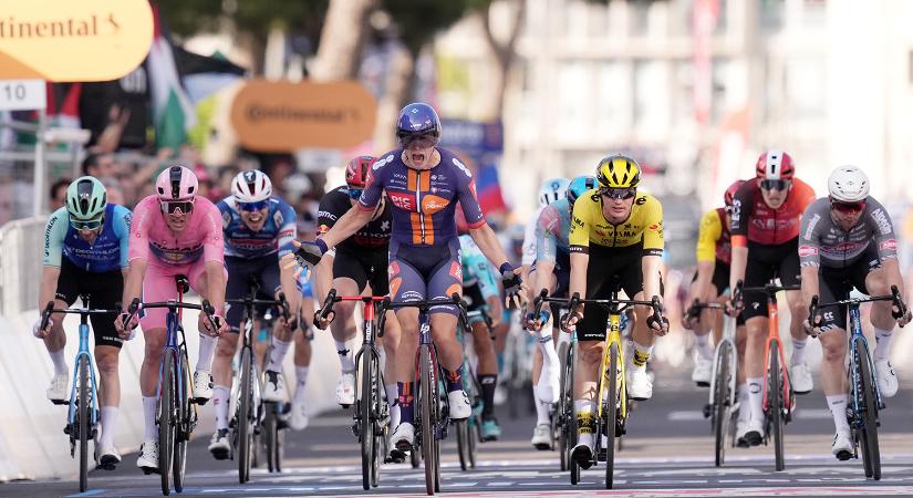 Casper van Uden nyerte a 108. Giro d’Italia negyedik szakaszát