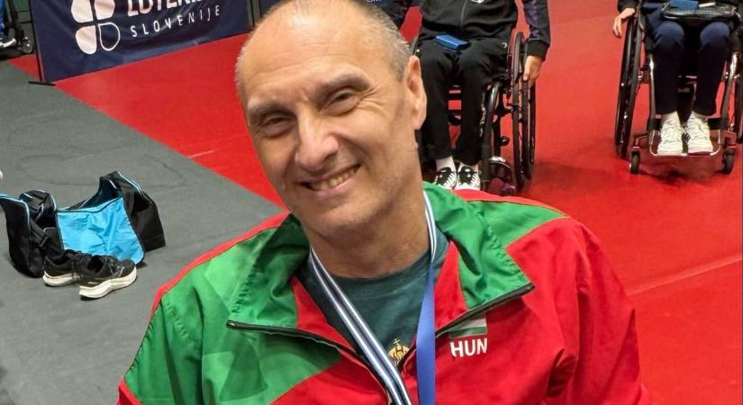 A paralimpia után ezúttal is legyőzte olasz riválisát, érmet nyert Major Endre az elit versenyen