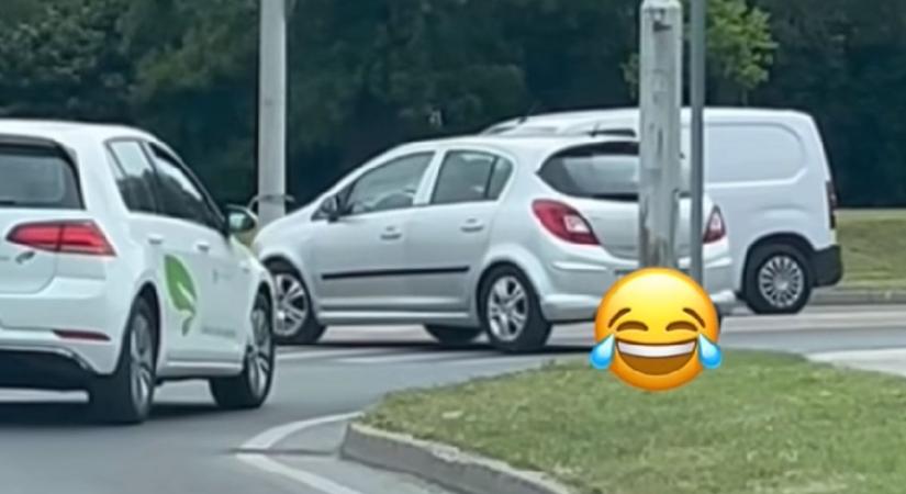 Zebra? Az is út, nem? – Gondolta az autós