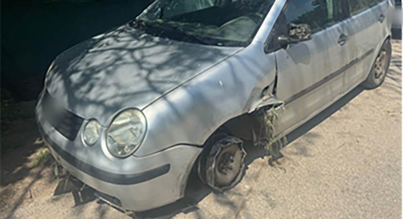 Rendszám nélkül, defekttel, drog hatása alatt menekült a rendőrök elől