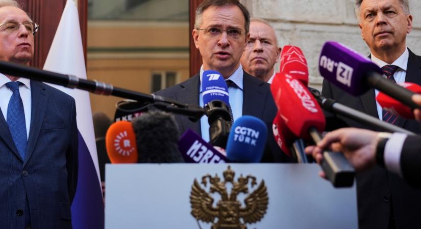 Elárulta az orosz delegáció, milyen céllal érkeztek Isztambulba