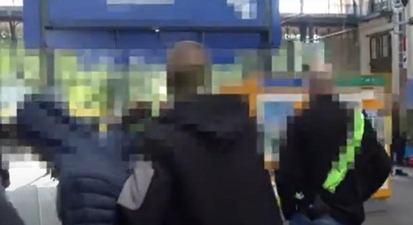 TEK-esek csaptak le egy fegyverekkel kereskedő német férfira a Nyugati pályaudvaron – videó