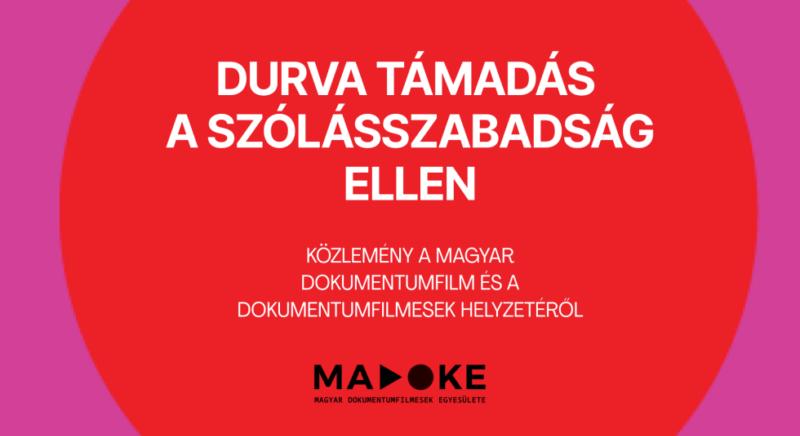 Durva támadás a sajtószabadság ellen – A dokumentumfilmesek közleménye