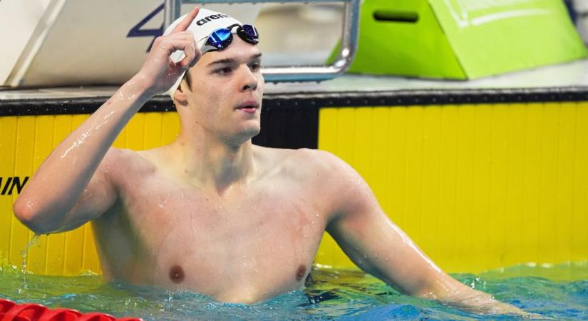 Kós Hubert olyan időt repesztett, hogy Milák Kristófot is verné vele