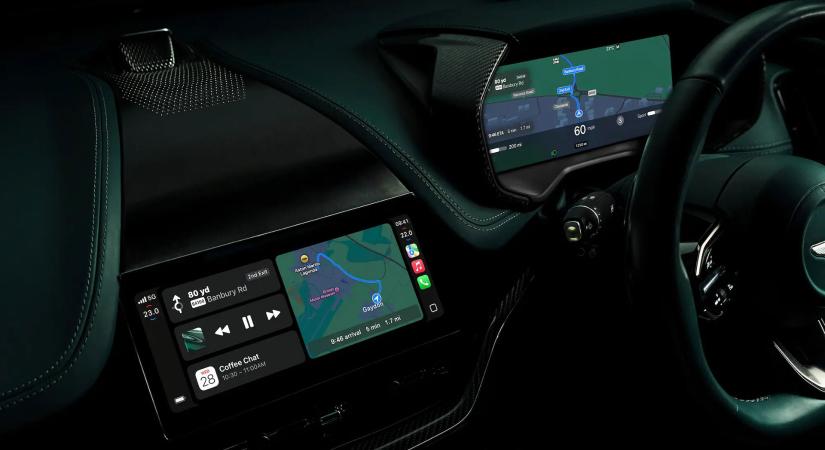 Az Apple és az Aston Martin bejelentette a CarPlay Ultrát