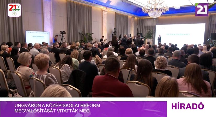 Ungváron a középiskolai reform megvalósítását vitatták meg (videó)