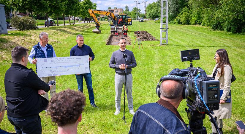 Kétszer is átszeli majd a Tócó-patakot a józsai futópálya – fotókkal, videóval