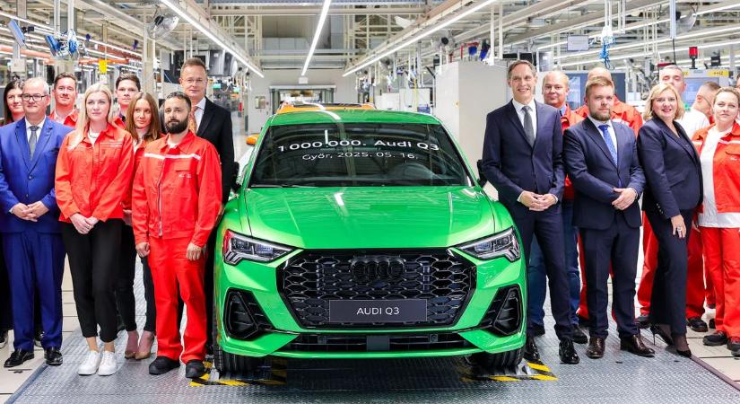 Egymilliót gyártottak a legnépszerűbb Audi modellből Győrben - fotók
