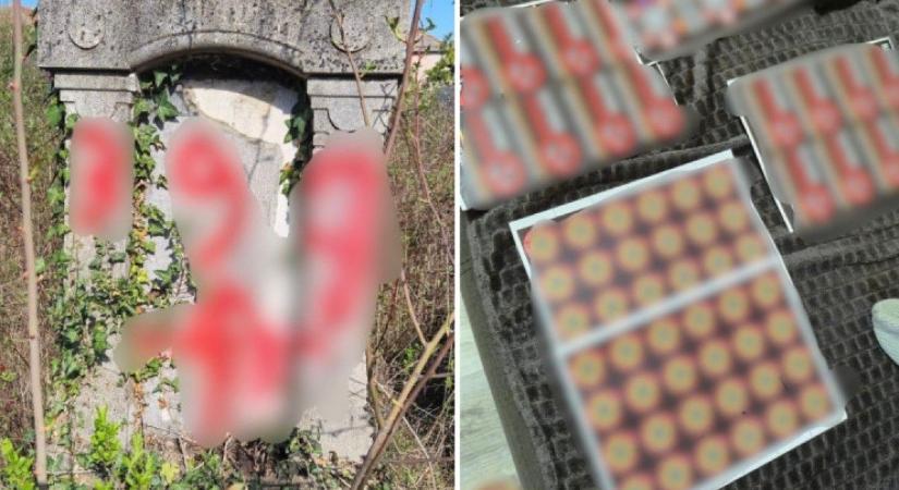 Náci és antiszemita jelképekkel gyalázták meg az aradi zsidó temetőt – pénteki hírmix