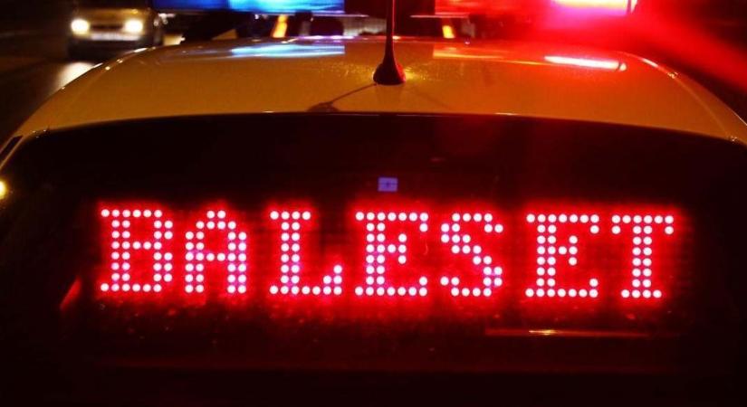 Baleset az M3-ason! - Frontális karambol történt Nyíregyháza felé