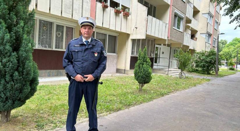 Kanizsai rendőr mentett életet