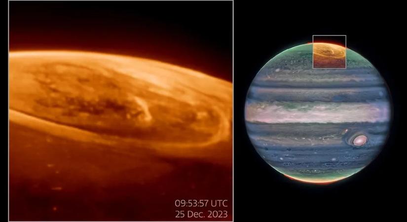 A tudósok sem értik: lehetetlen aurora hasadt a Jupiter egén!
