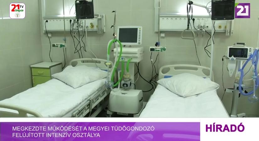 Megkezdte működését a megyei tüdőgondozó felújított intenzív osztálya (videó)
