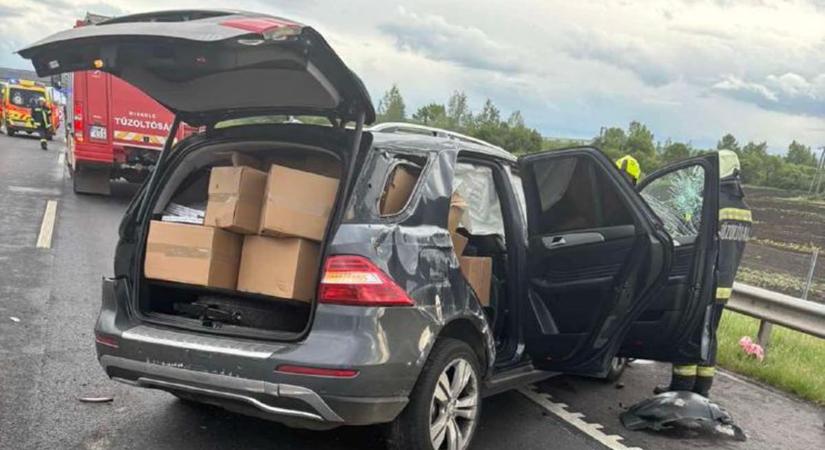 Az M3-as autópályán menekült az ukrán cigarettacsempész