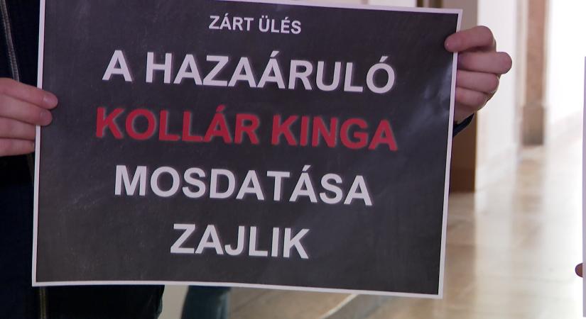 Kollár Kinga nem jelent meg pénteken, az ügyét vizsgáló bizottsági ülésen  videó