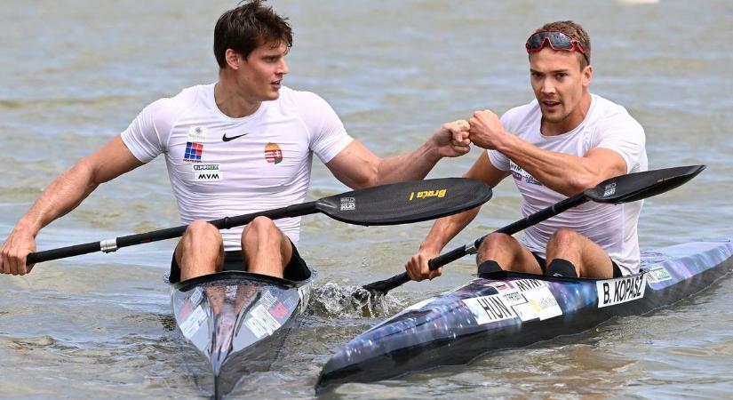 Kajak-kenu vk: győri aranyérem a második napon