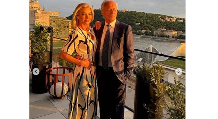 Barta Sylvia ritkán látott férjével