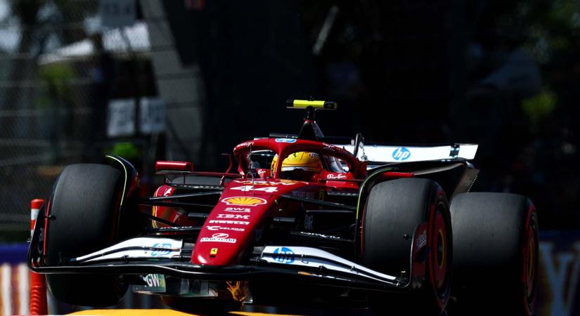 Hamilton szerint ki kell vizsgálni, miért nem javultak az imolai időmérőn