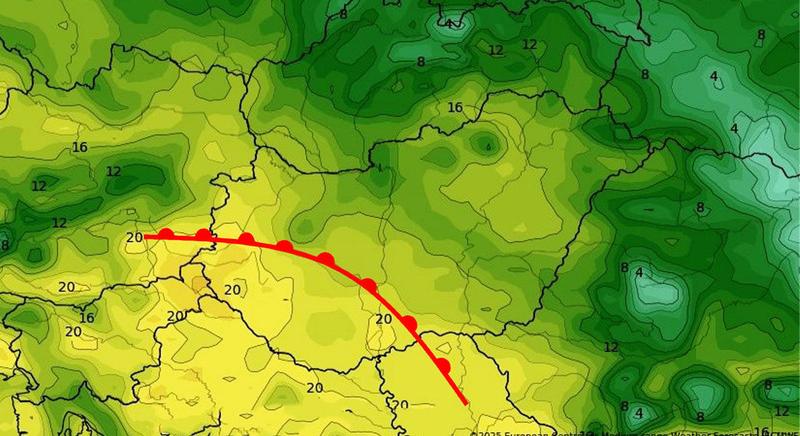Megszűnik a hűvös levegő utánpótlása, de marad a változékonyság