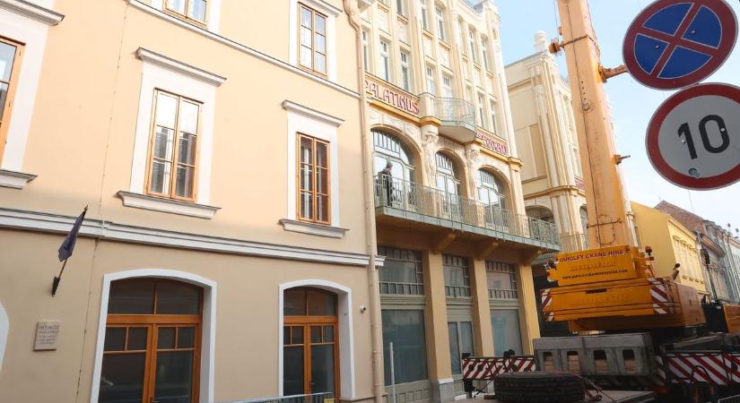 Így halad a Palatinus Hotel felújítása (VIDEÓ)
