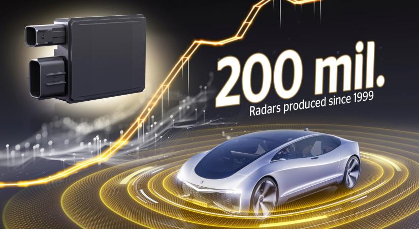 Mérföldkő a vezetésbiztonságban: A Continental radar termékei túllépték a 200 milliós darabszámot