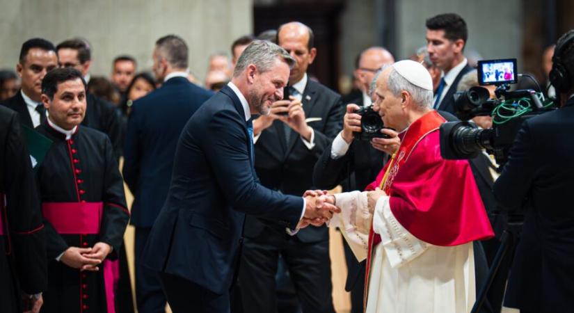 Peter Pellegrini is részt vett XIV. Leó beiktatási miséjén