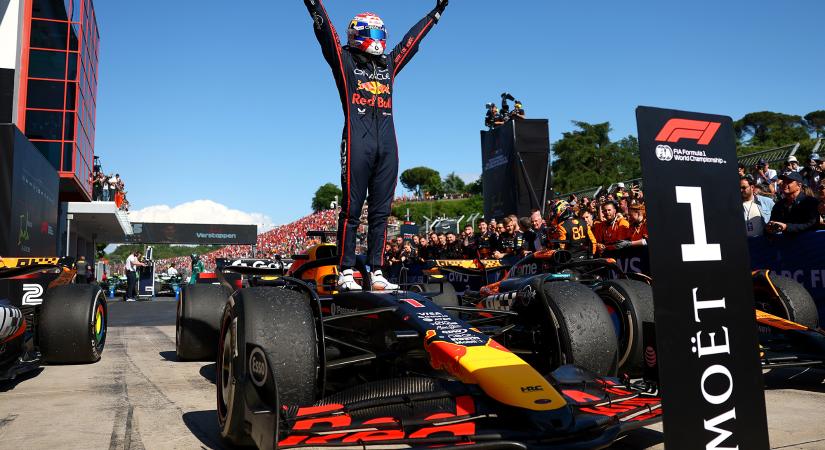 Max Verstappen szenzációs győzelmet aratott Imolában