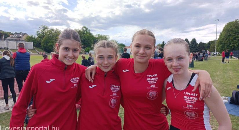 Atlétika – Váltófutásban is jók a hevesi ifik