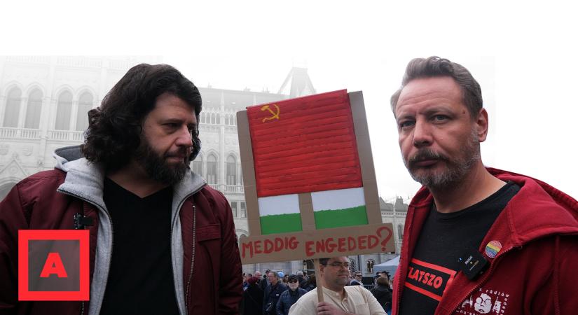 Így tüntettek Budapesten az eltakarítási törvényjavaslat ellen