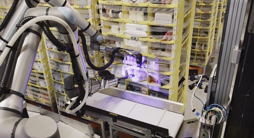 Az Amazon új, tapintást érzékelő robotja forradalmasíthatja a raktári munkát