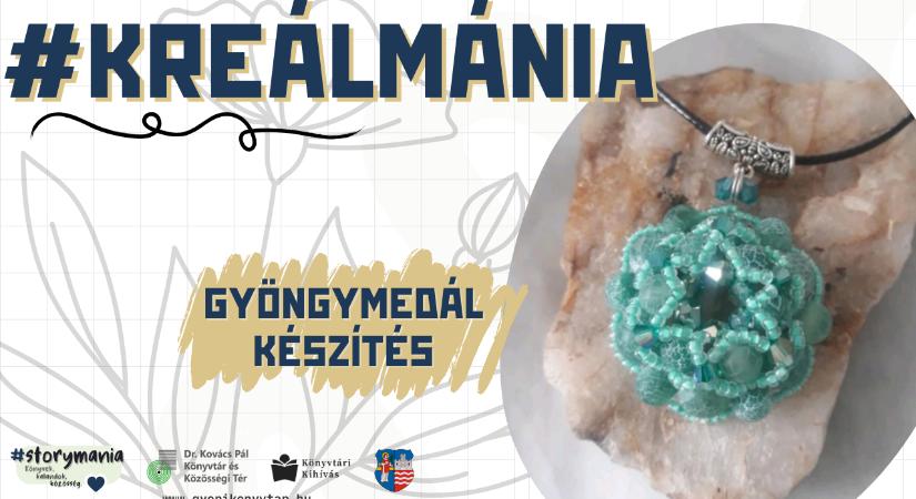 #Kreálmánia: Gyöngymedál készítés