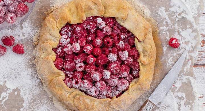 Nyárköszöntő málnás galette: omlós tésztában sül az édes töltelék
