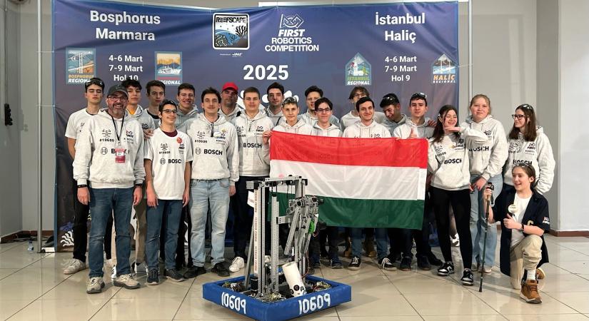 Robotépítésből jeles: magyar diákcsapat a világ legjobbjai között