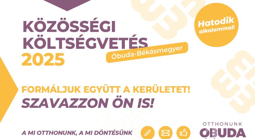Várjuk szavazataikat a Közösségi Költségvetésre: fogjunk össze a harmadik kerület még élhetőbbé tételéért!