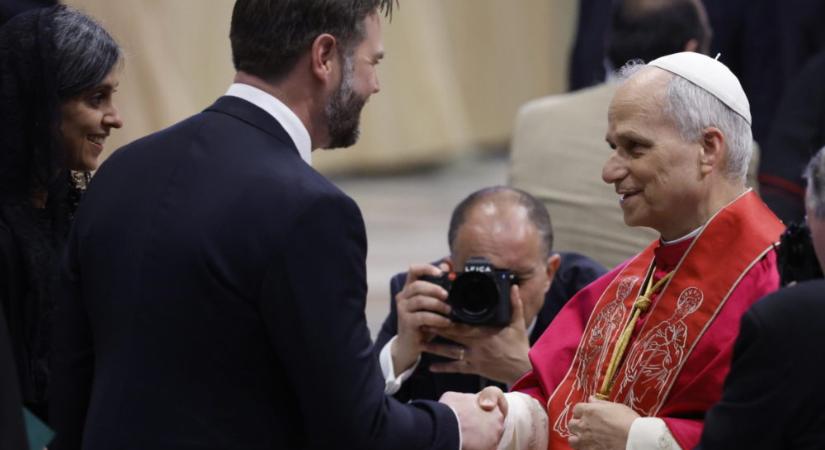 Az amerikai alelnököt fogadta XIV. Leó pápa